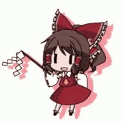 reimu dancing